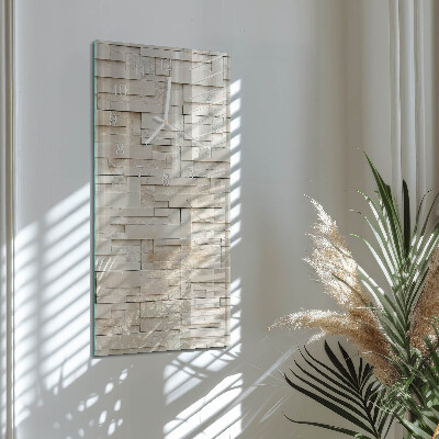 Vertikal klocka i glas Stenmur