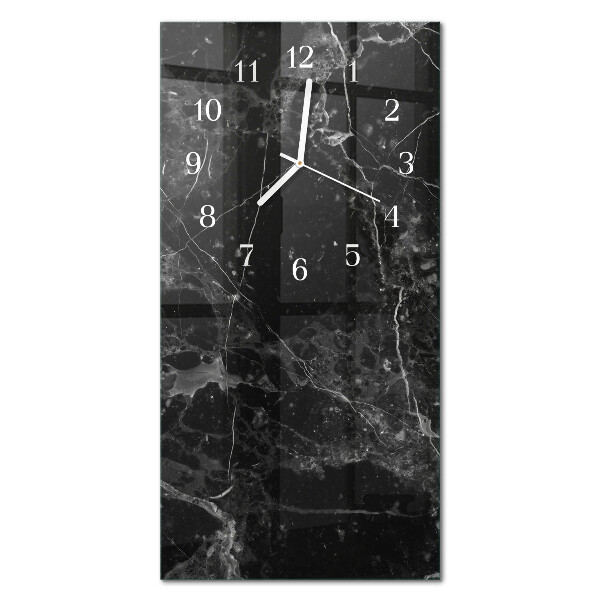 Vertikal klocka i glas Grafit