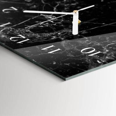 Vertikal klocka i glas Grafit