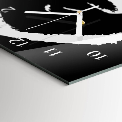 Vertikal klocka i glas Abstraktion