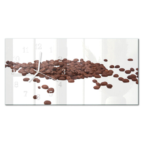 Horisontell rektangulär glasklocka Koffein i bönor