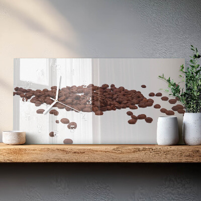 Horisontell rektangulär glasklocka Koffein i bönor