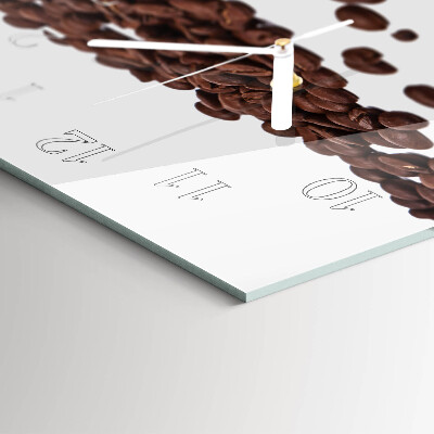 Horisontell rektangulär glasklocka Koffein i bönor