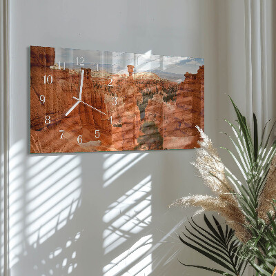 Horisontell rektangulär glasklocka Bryce Canyon