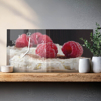 Horisontell rektangulär klocka Hallondessert