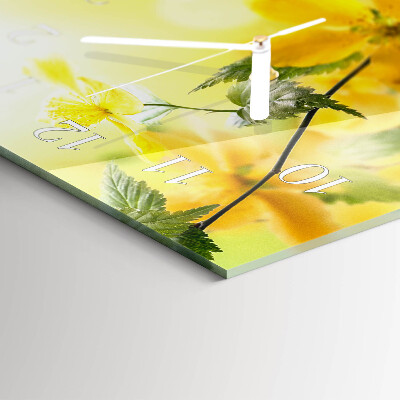 Horisontell rektangulär glasklocka Snittblommor
