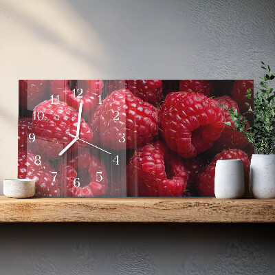 Horisontell rektangulär klocka Hallonfrukt
