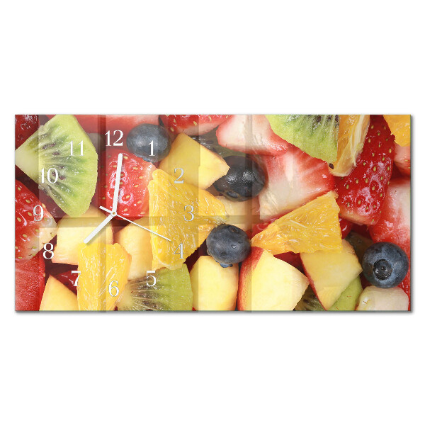 Horisontell rektangulär klocka Fruktsallad