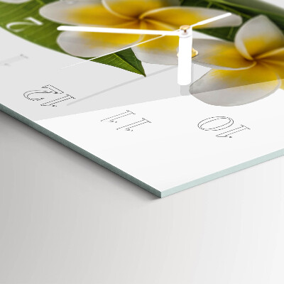 Horisontell rektangulär glasklocka Blommande växter