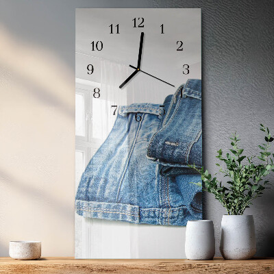 Klocka rektangulär Jeans