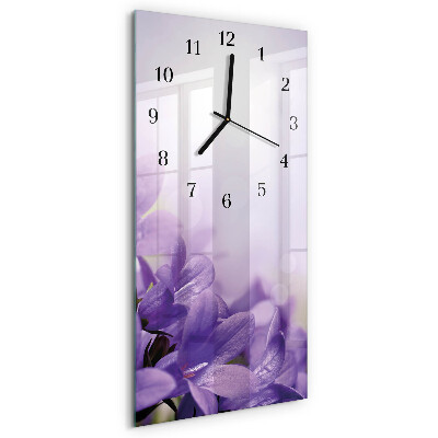 Klocka rektangulär Blomma