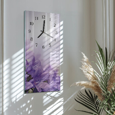 Klocka rektangulär Blomma