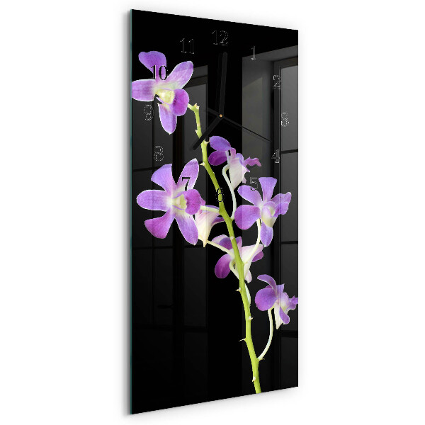 Vertikal rektangulär glasklocka Blommor