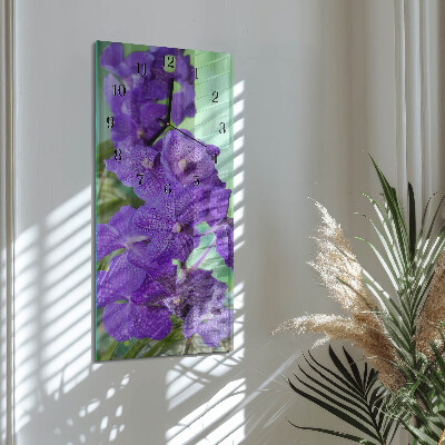 Vertikal rektangulär glasklocka Blommor