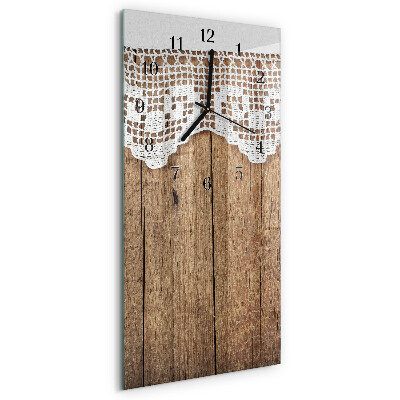Vertikal rektangulär glasklocka Tabell