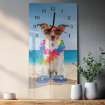 Klocka rektangulär Hund