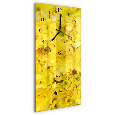 Vertikal rektangulär glasklocka Blommor