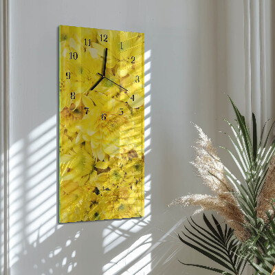 Vertikal rektangulär glasklocka Blommor