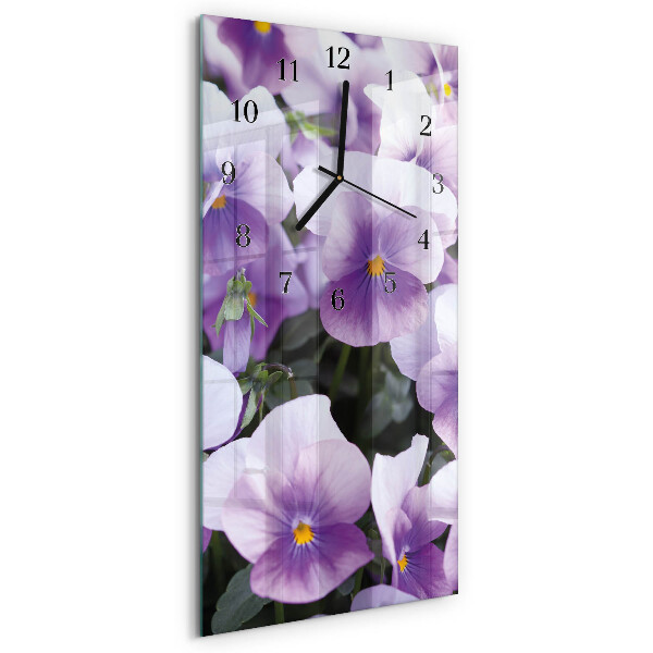 Vertikal rektangulär glasklocka Blommor