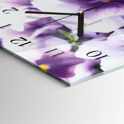 Vertikal rektangulär glasklocka Blommor
