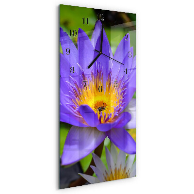 Vertikal rektangulär glasklocka Blomma