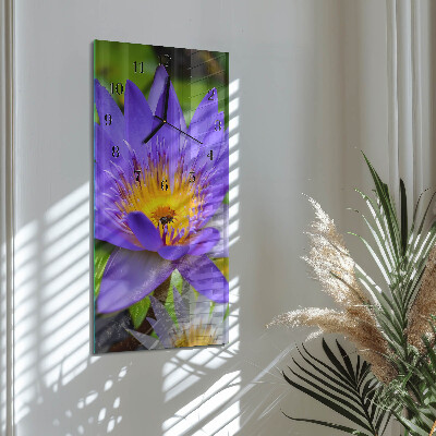 Vertikal rektangulär glasklocka Blomma