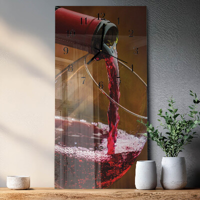 Klocka rektangulär Vin