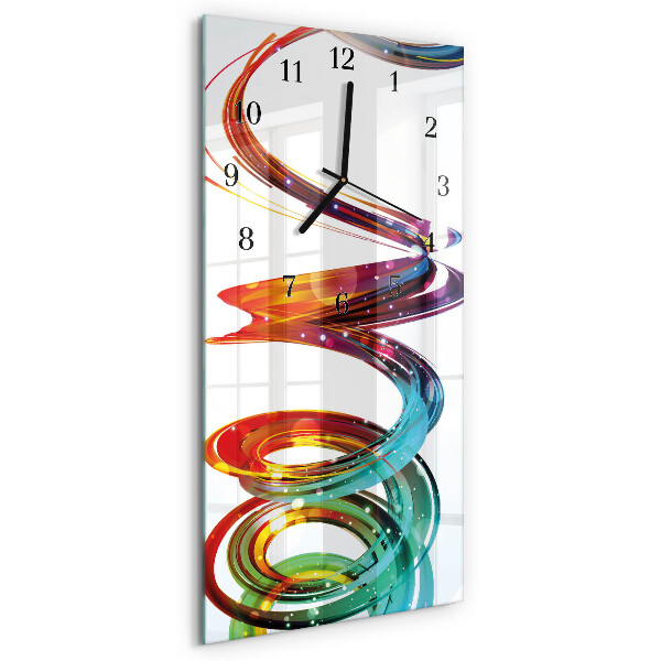 Klocka rektangulär Spiral