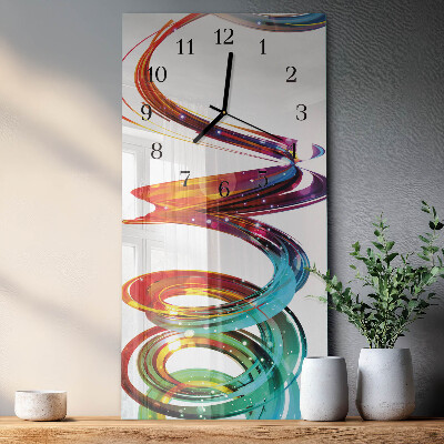 Klocka rektangulär Spiral