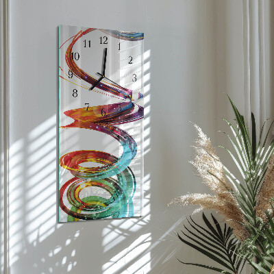 Klocka rektangulär Spiral