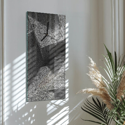 Vertikal rektangulär glasklocka Marmorbord