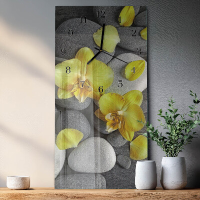 Klocka rektangulär Blomsten