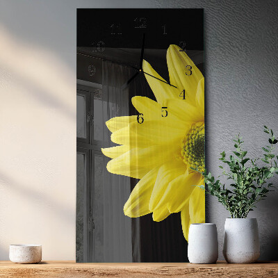 Klocka rektangulär Blomma