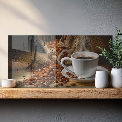 Klocka rektangulär Kaffeinfusion