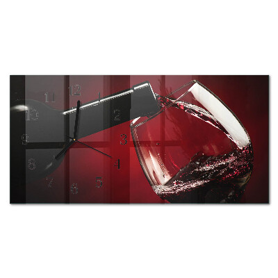 Horisontell klocka i glas Vinkärl