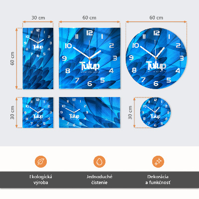 Horisontell rektangulär glasklocka Skymning