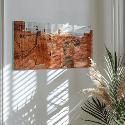 Horisontell rektangulär glasklocka Bryce Canyon