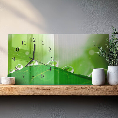 Horisontell klocka i glas Morgondagg