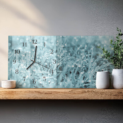 Horisontell klocka i glas Kall morgondagg