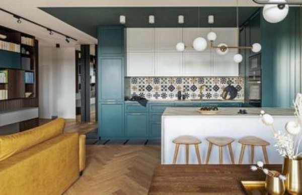 Öppet kök med vardagsrum – arrangemang, inspiration och idéer