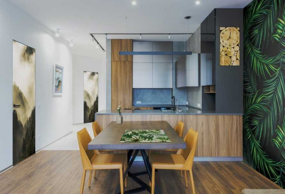 dekorationer i urban djungelstil
