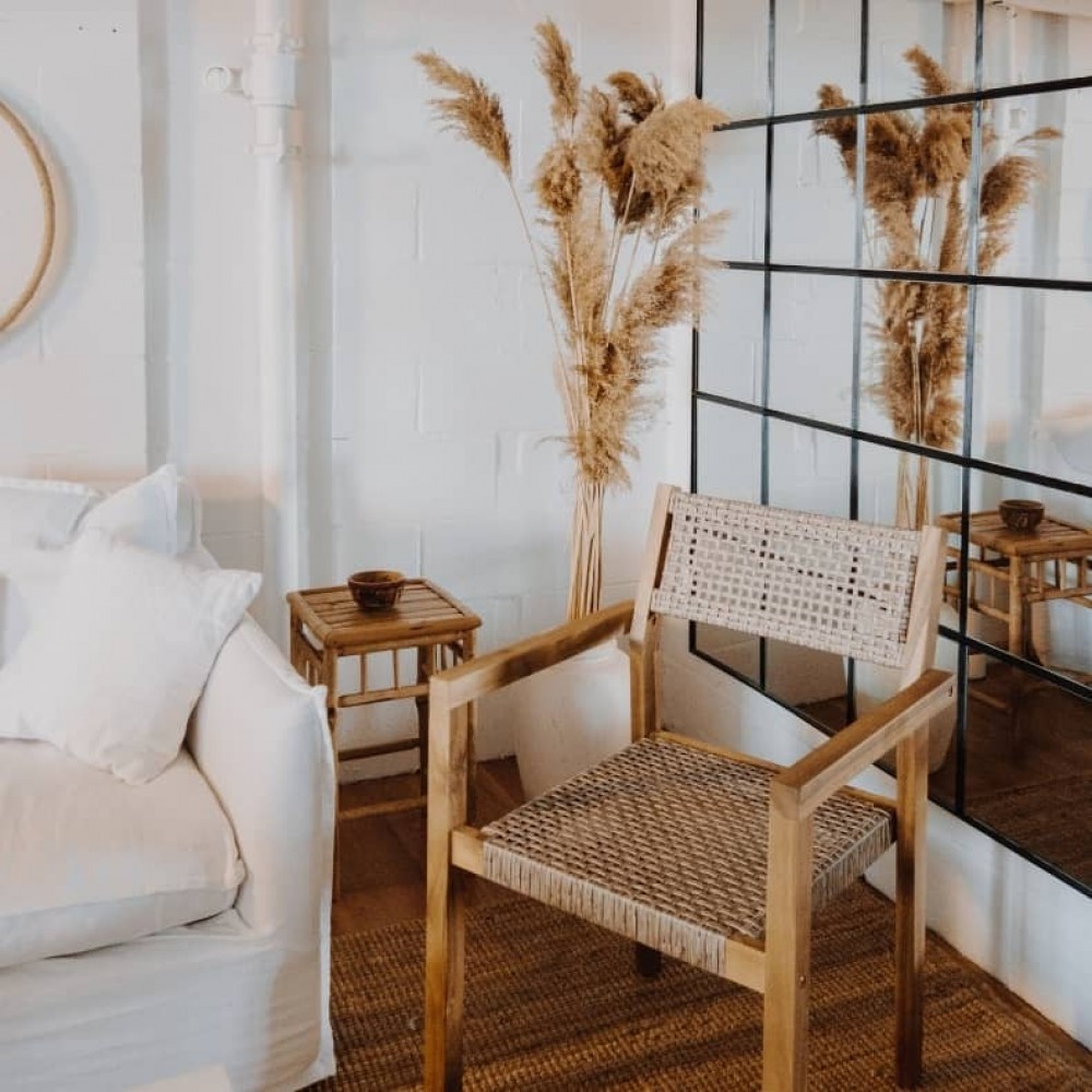 boho stil vardagsrum